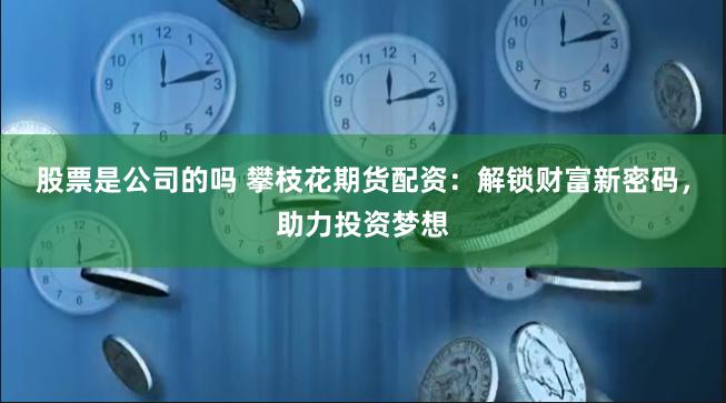 股票是公司的吗 攀枝花期货配资：解锁财富新密码，助力投资梦想